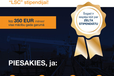 LSC izsludina pieteikšanos stipendijām topošajiem jūrniekiem