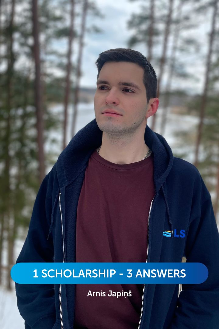 Did you already apply for LSC Scholarship?🤝 While you still do that, meet Arnis…