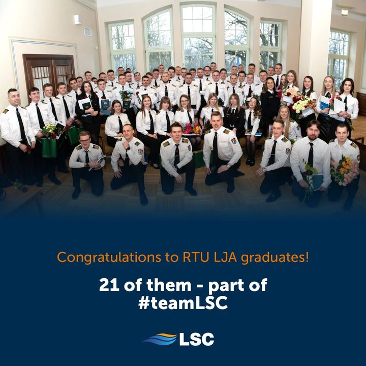 Let’s share some encouraging news! Sixty-six young maritime professionals graduated from the Riga Technical…