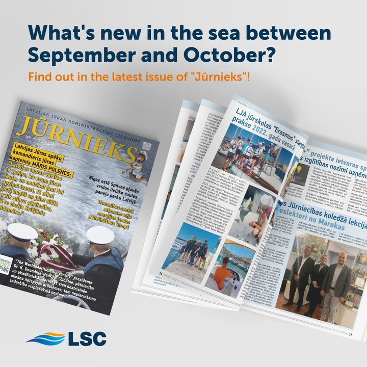 It&#8217;s finally here! The latest issue of &#8220;Jūrnieks&#8221; magazine is now available! Maritime Administration…