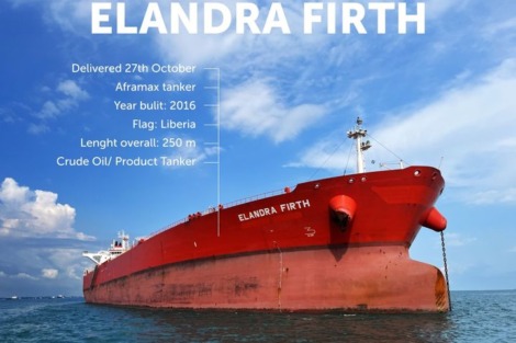 ELANDRA FIRTH is finally here! We welcomed the Aframax tanker on the 27th of… ELANDRA FIRTH is finally here! We welcomed the Aframax tanker on the 27th of…