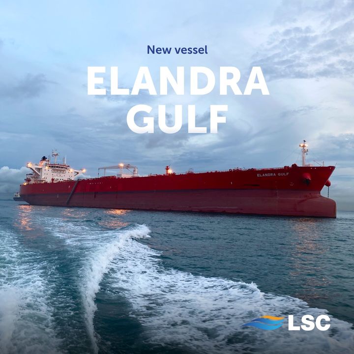 There is a newcomer in town! We welcome the 2016-built oil tanker ELANDRA GULF…