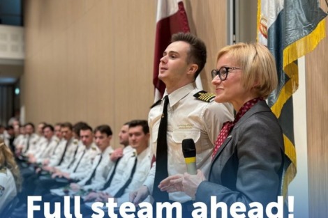 Our Head of Crewing Department Alina Toršina visited RTU Latvian Maritime Academy’s 30th graduation… Our Head of Crewing Department Alina Toršina visited RTU Latvian Maritime Academy’s 30th graduation…
