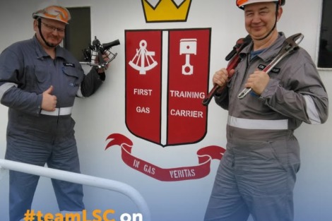 We are proud of #TeamLSC aboard our LPG/C ”Belgravia V”, where both the current… We are proud of #TeamLSC aboard our LPG/C ”Belgravia V”, where both the current…