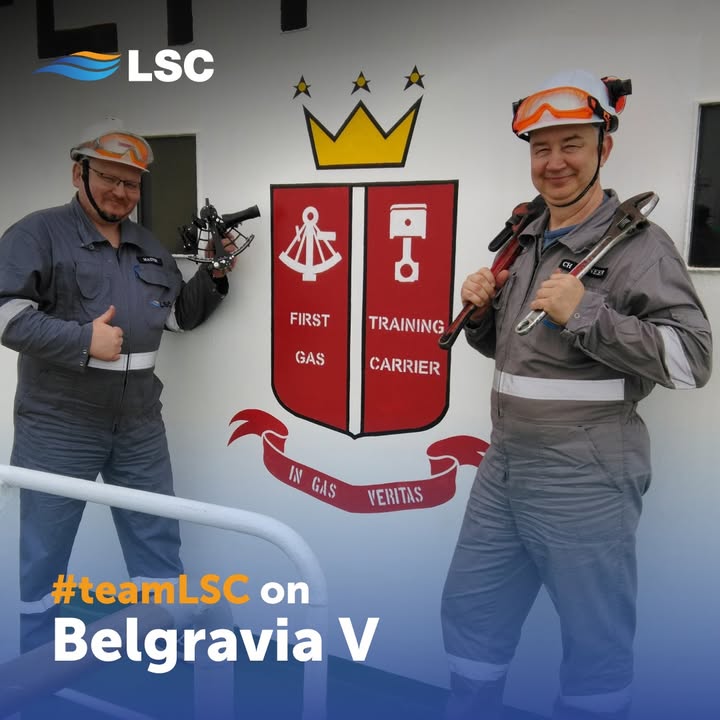 We are proud of #TeamLSC aboard our LPG/C &#8221;Belgravia V&#8221;, where both the current…