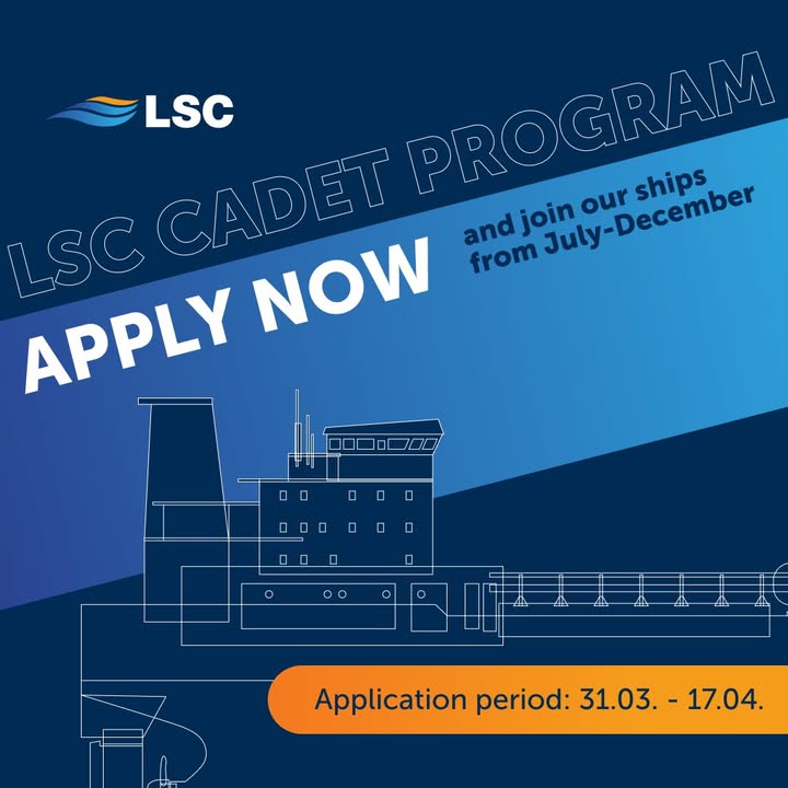 Ready to set sail on your career journey? Apply now for the LSC Cadet… Ready to set sail on your career journey? Apply now for the LSC Cadet…