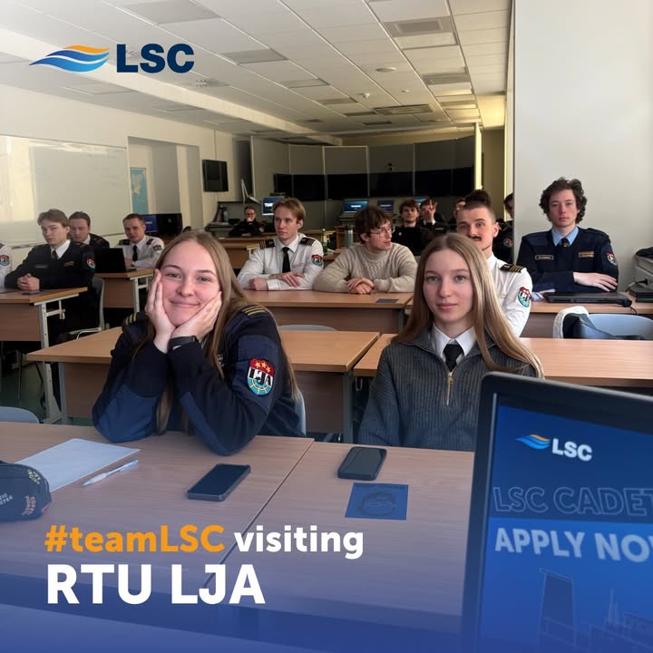 #teamLSC visited RTU LJA Jūrskola to share insights about the cadet program and the…