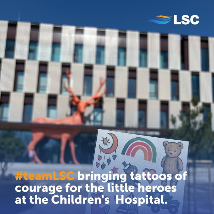 Sometimes, a small gesture can make a big wave #teamLSC visited the Bērnu klīniskā…