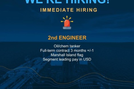 Immediate Hiring: Second Engineer #TeamLSC Immediate Hiring: Second Engineer #TeamLSC