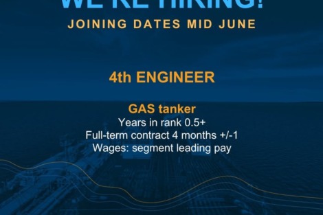 Join #TeamLSC open position on GAS tanker! Join #TeamLSC open position on GAS tanker!