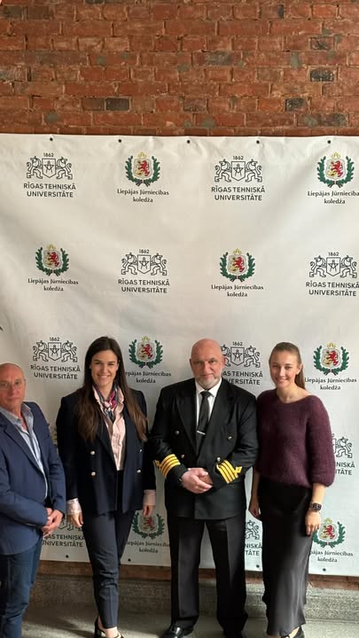 Today, #TeamLSC visited Liepāja to meet future seafarers at @! We delivered an inspiring…