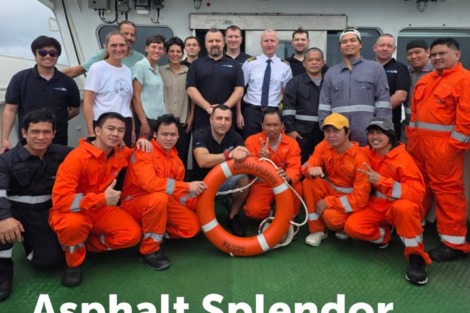 Asphalt Splendor saves sailors in the Atlantic! Congratulations to Captain Ilja Nivskis and his…