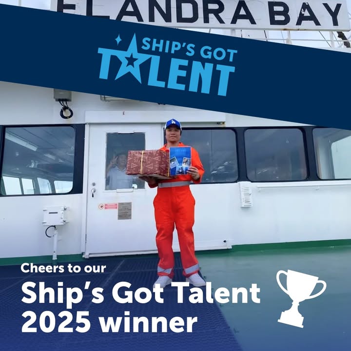 Do you remember our Ship’s Got Talent 2025 Contest? The wait is over, winner…
