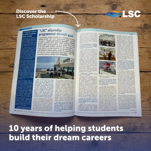 As our Scholarship Program marks 10th anniversary our Maritime Talent Manager Ilze gave an…