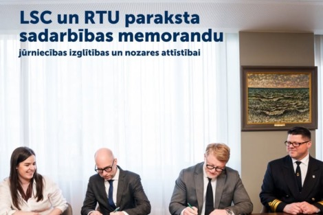 Ar lepnumu paziņojam par nozīmīgu soli jūrniecības nozares un akadēmiskās vides sadarbības stiprināšanā -…