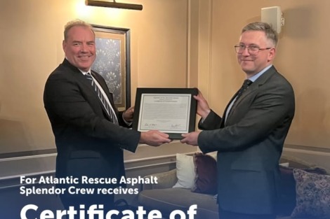 We are honoured to share that the crew of Asphalt Splendor have been awarded…