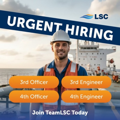 URGENT CREW CALL! #TeamLSC is actively recruiting qualified officers and engineers for tanker vessels.…